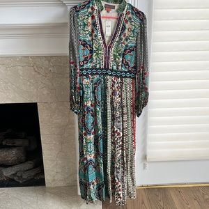 Bhuanuni By Jyoti Maxi dress. Blue motif